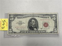 1963 5 DOLLAR SILVER CERTIFICATE