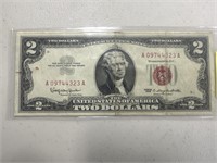 1963 2 DOLLAR SILVER CERTIFICATE