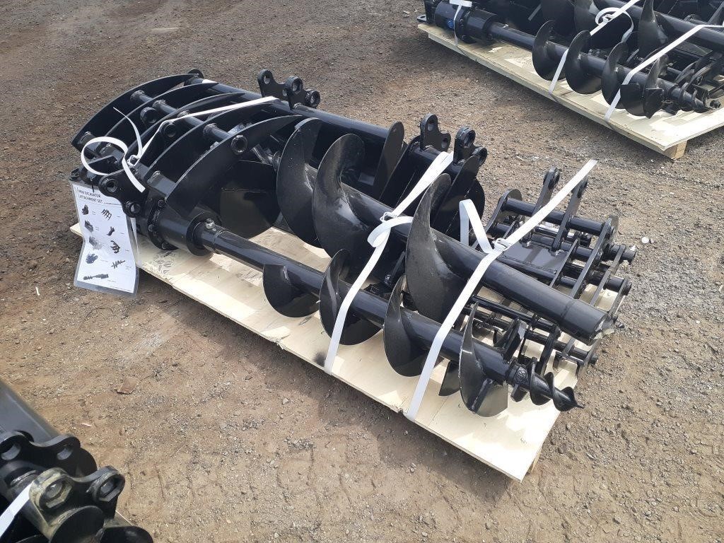 (9) Pc Miva Excavator Attachment Set