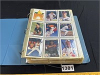 Binder of Baseball Cards