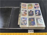 Binder of Baseball Cards