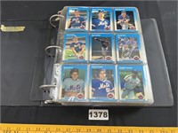 Binder of Baseball Cards