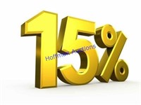 Buyers Premium 15% capped at $1500