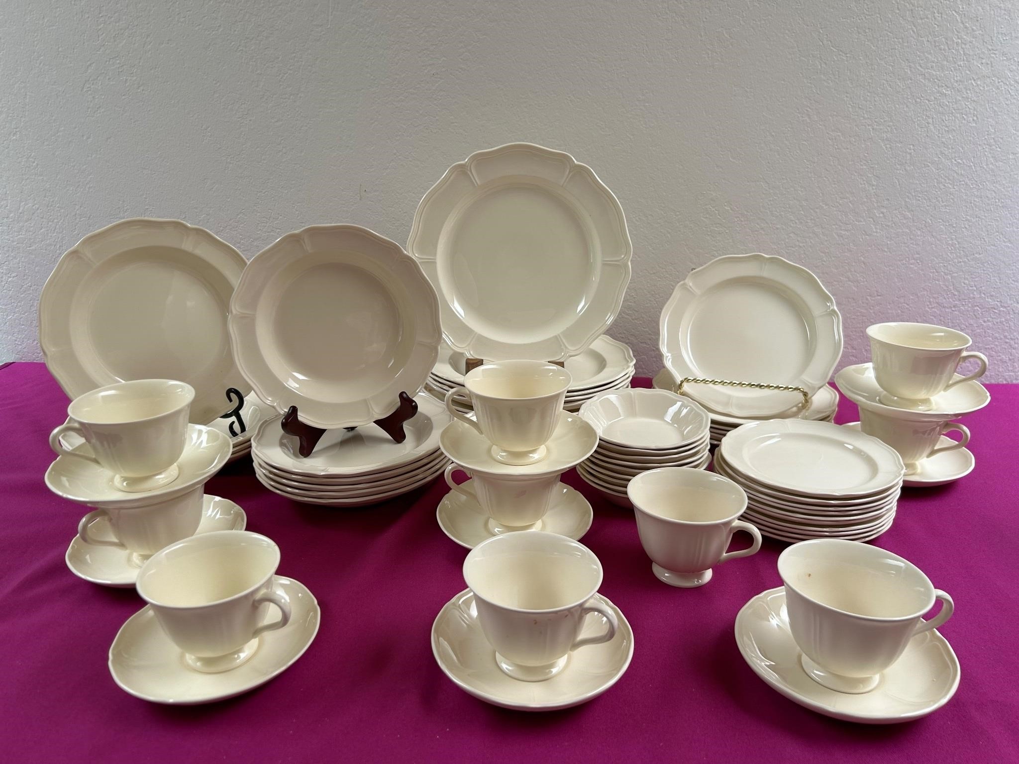 ‘Queens Plain’ by Wedgwood China Dinnerware