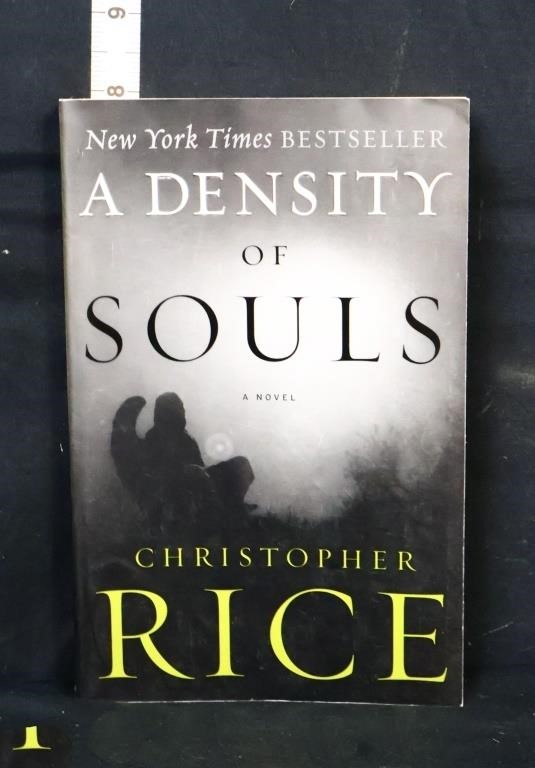 A Density of Souls signed by Christopher Rice