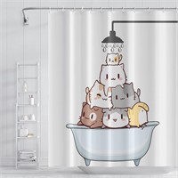 Raining Cat Shower Curtain