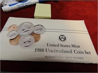 1988-US coins Mint set.