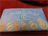 1991-US coins Mint set.