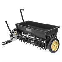 VEVOR Broadcast Spreader, 100 LB Tow Behind Poly