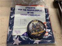 FLAG AND COASTERS