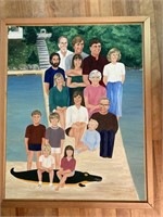 Family Portrait  Original Acrylic Painting