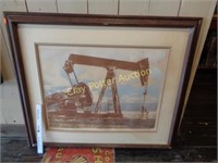 Signed & Numbered Oil Well Print