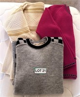 (3) Sweaters