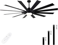 84 Inch Ceiling Fan  12 Blades  with Light