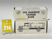 ERTL Gulf & Shell 1931 Hawkeye Tanker Bank