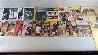 22pc Vtg The Ring Boxing Magazines & Photographs