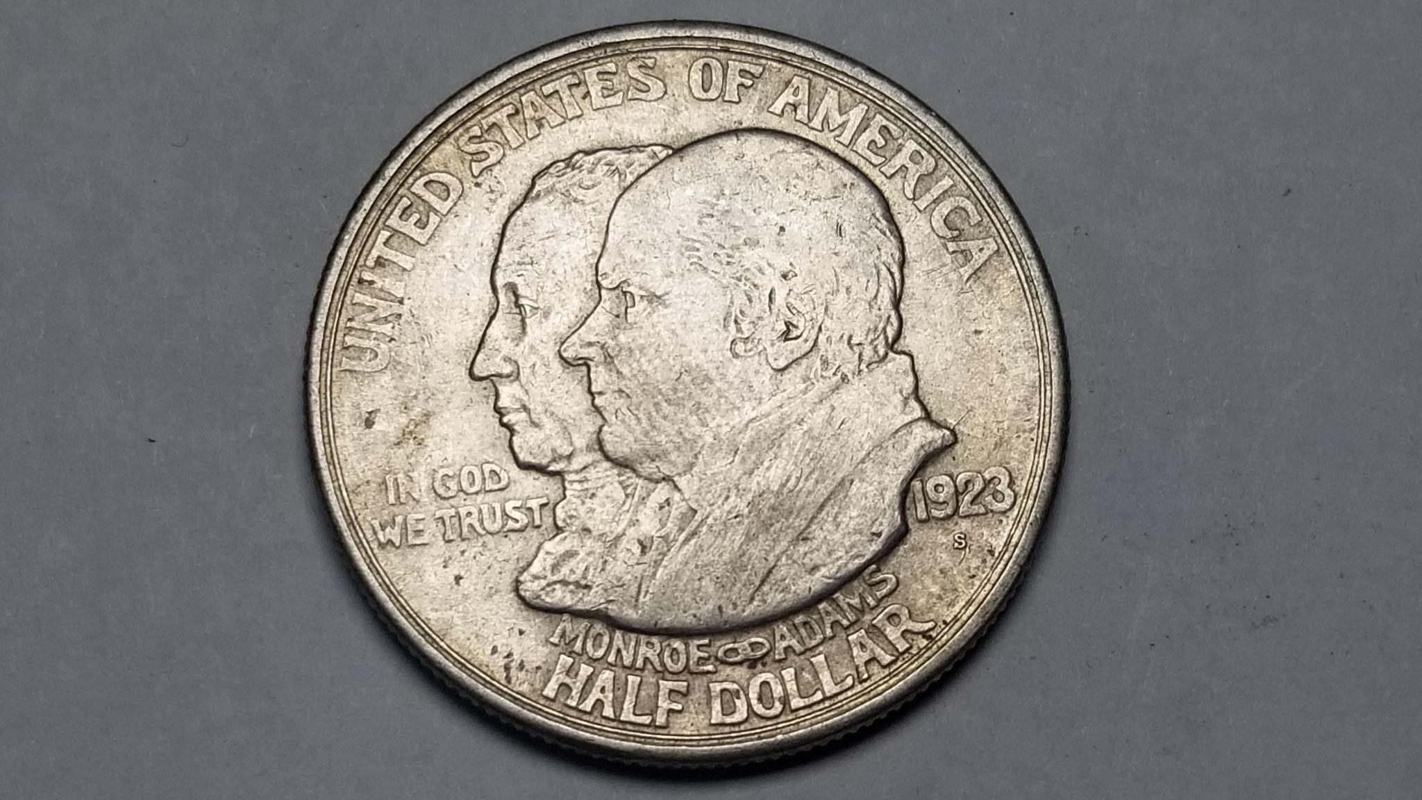 1923 S Monroe Half Dollar High Grade