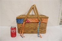 Woven & Lined Picnic Basket