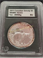 2011 - 1oz Silver Canadian Grissly