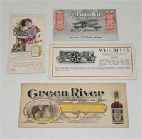 Ink Blotters - Green River Whiskey, Columbia Batte
