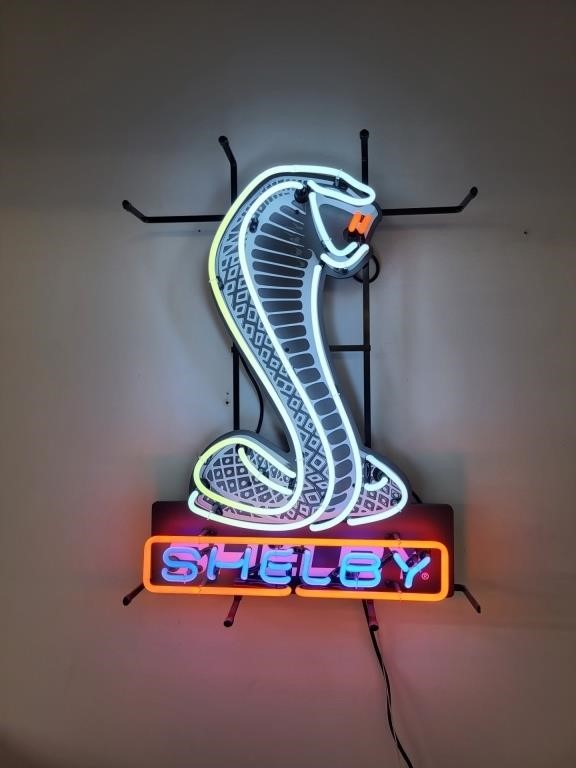 Shelby Cobra wall sign