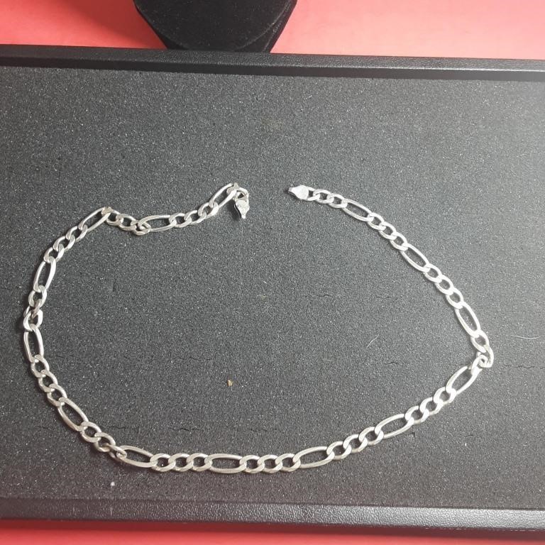 Sterling silver necklace with no clasp