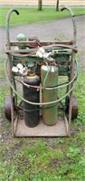 Durand MI - Oxy/Acetylene Torches with Cart & Harr