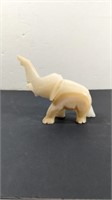 Hand Carved Marble/Alabaster Elephant Figurine