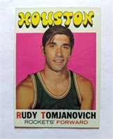 1971-72 Topps Rudy Tomjanovich HOF Rookie Card #91