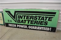 Interstate Batteries Tin Sign