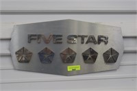 Five Star Chrysler Dealer Sign