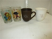 2) wedding mugs, 2) Shrek McDonalds