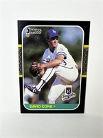 Rookie Card 1987 Donruss David Cone