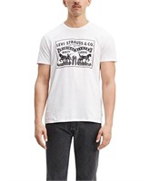 Size X-Large Levis Mens 2-Horse Graphic Tee,