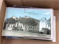 49 postcards of various Kansas colleges