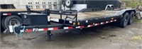 '21 PJTM Flatbed Trailer 24'LX8 1/2'W,Titled