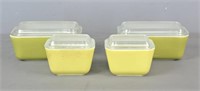 Lot Of Vintage Pyrex Refrigerator Dishes W Lids
