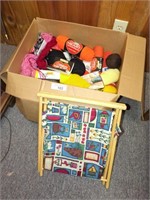 Yarn lot- most New and unused - comes with yarn