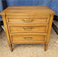 Robinson furniture 3-drawer nightstand. 26×24×16.