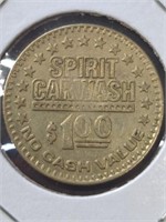 Spirit car Wash token