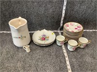 Decorative Plates, Pitcher, and Bavaria Bundle