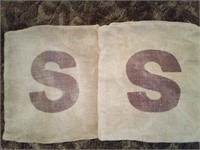 2 Cloth Pillow Covers