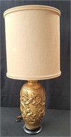 Vintage gold-color table lamp