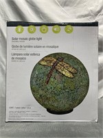 Naturally Solar Mosaic Globe Light Dragonfly