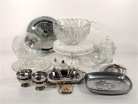 Cookie Jar, Cake Stand, Punch Bowl, Glassware
