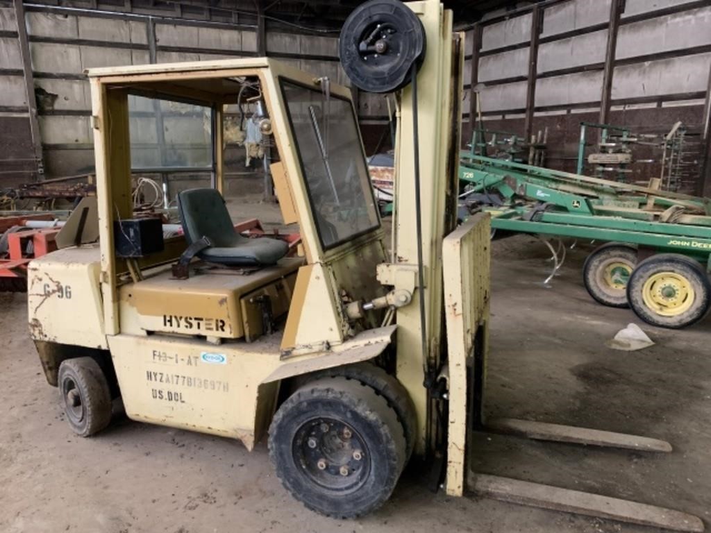 Hyster Dual Wheel Fork Truck - Video Coming Soon!!