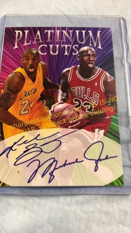 Michael Jordan/Kobe Bryant Platinium Cuts