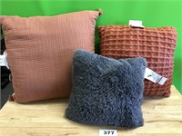 Various Throw Pillows lot of 3