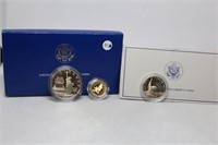 1986 3 Coin Proof Liberty Set Including Rare $5