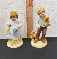 Set of 2 - Avon 1981 Figurines - A Mother's
